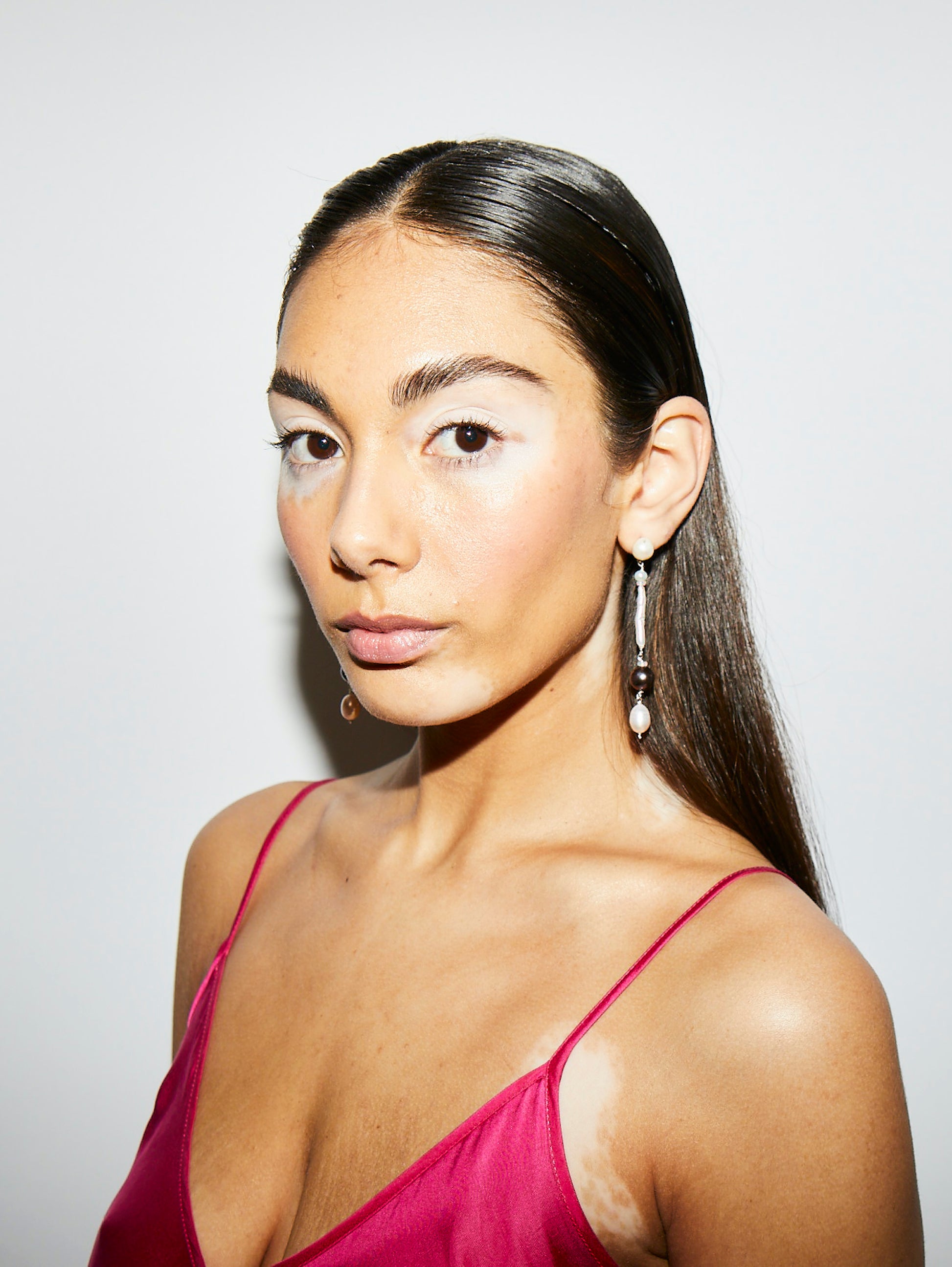 Nāmaka Tahitian Black Pearl & Opal Drop Earrings - These earrings are an absolute showstopper. Hand crafted using Sterling Silver, which suspend a combination of Estate Repurposed Tahitian Black Pearls, Opals, Biwa Pearls, Freshwater Pearls. Finished with Estate Repurposed Violet teardrop AAA pearls. These Nāmaka earrings glisten in candy colours, and are uniquely gorgeous in every way.  Designed & personally handcrafted by Nāmaka in Melbourne Australia